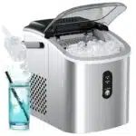 Simzlife Countertop Ice Maker – 26Lbs/Day, Portable, Self-Cleaning