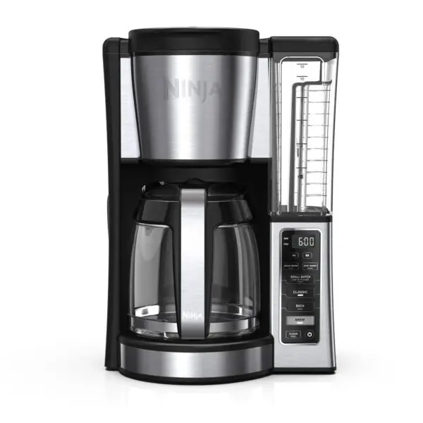 Ninja 12-Cup Coffee Maker – Stainless Steel, Glass Carafe