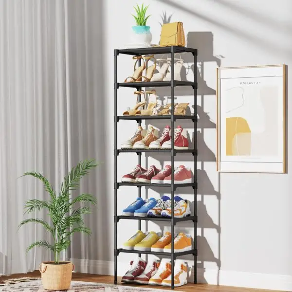 Kitsure Shoe Rack – Stackable & Space-Saving