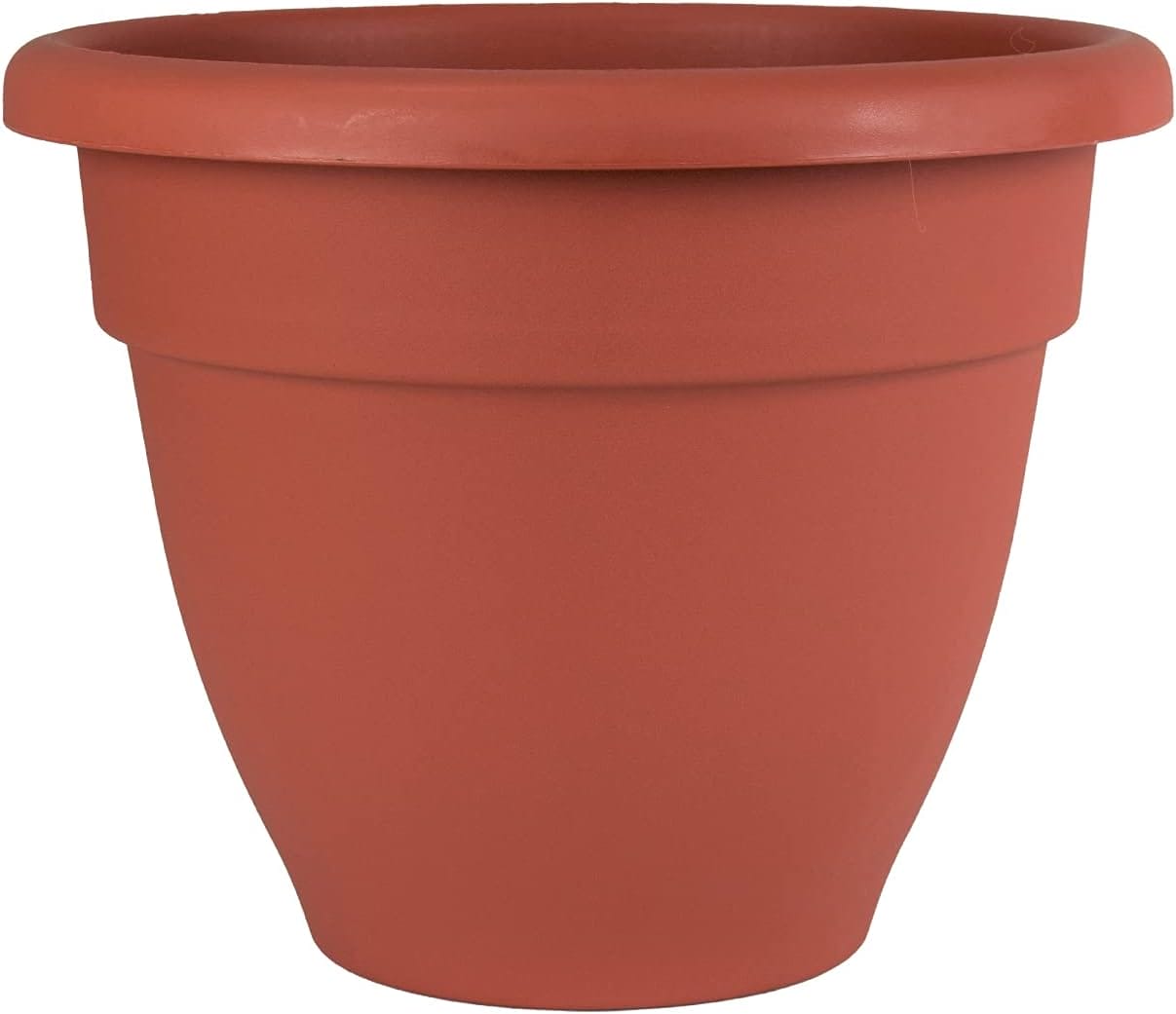 HC Companies 6" Caribbean Planter – Lightweight Plastic, Clay Color