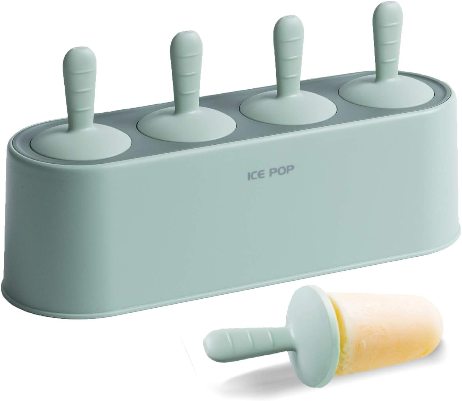 Silicone Popsicle Mold Set – 4-Piece, Easy-Release, Reusable