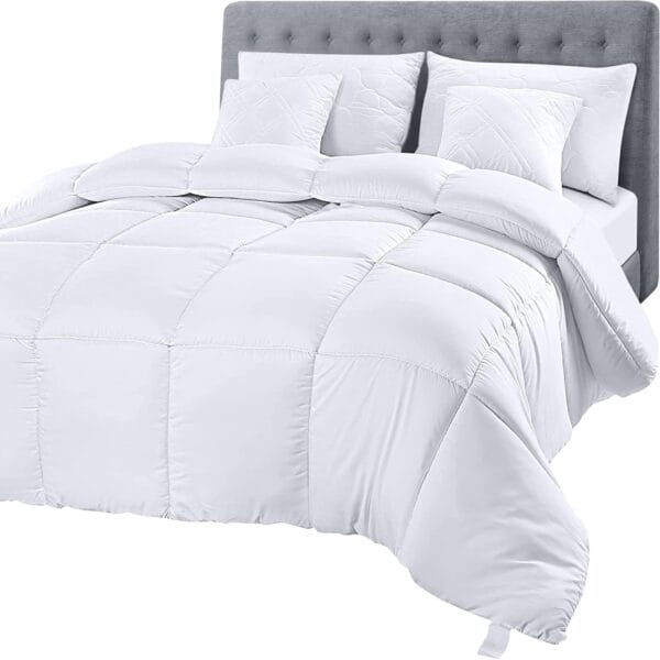 Utopia Bedding Quilted Comforter – Queen Size, Soft & Fluffy Duvet Insert