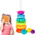 Educational Baby Spinning Stacking Toy – Montessori Learning Fun