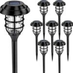 SOLPEX Solar Path Lights – Outdoor Waterproof LED, 8-Pack
