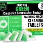 Rockin' Green Washing Machine Cleaner – 8 Tablets, 4-Month Supply
