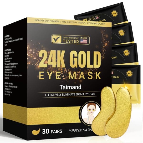 24K Gold Under Eye Patches
