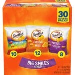 Goldfish Crackers Variety Pack – Cheddar, Colors & Pretzel, 30 Ct