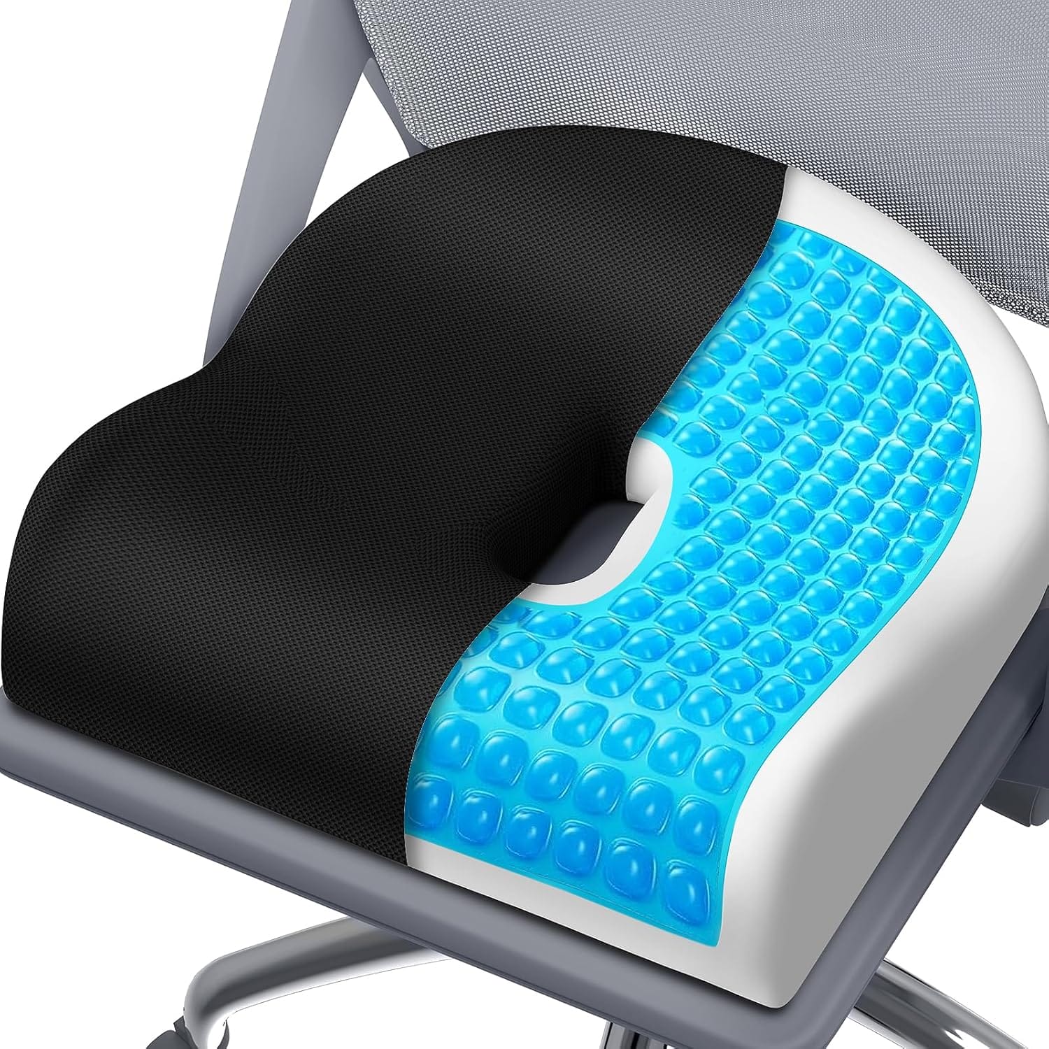 Memory Foam Seat Cushion – Tailbone & Sciatica Pain Relief