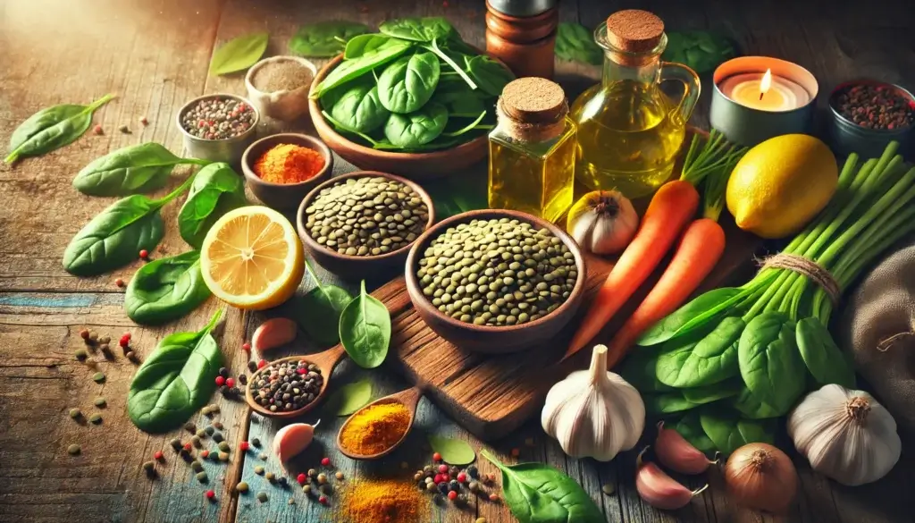 Healthy Lentil Soup Recipe, Lentils, Spinach Soup
