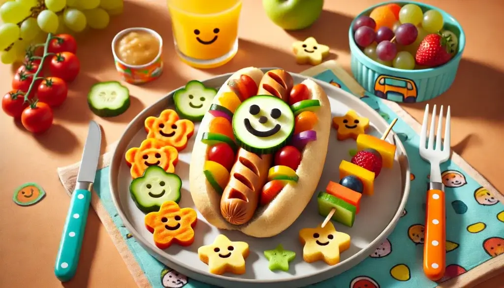  Healthy hot dog recipe with fresh veggies and turkey sausage in a whole wheat bun alldealhunt.com